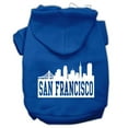 thumbnail image 4 of Pet Dog  Cat Hoodie Screen Printed, "San Francisco Skyline", 4 of 10