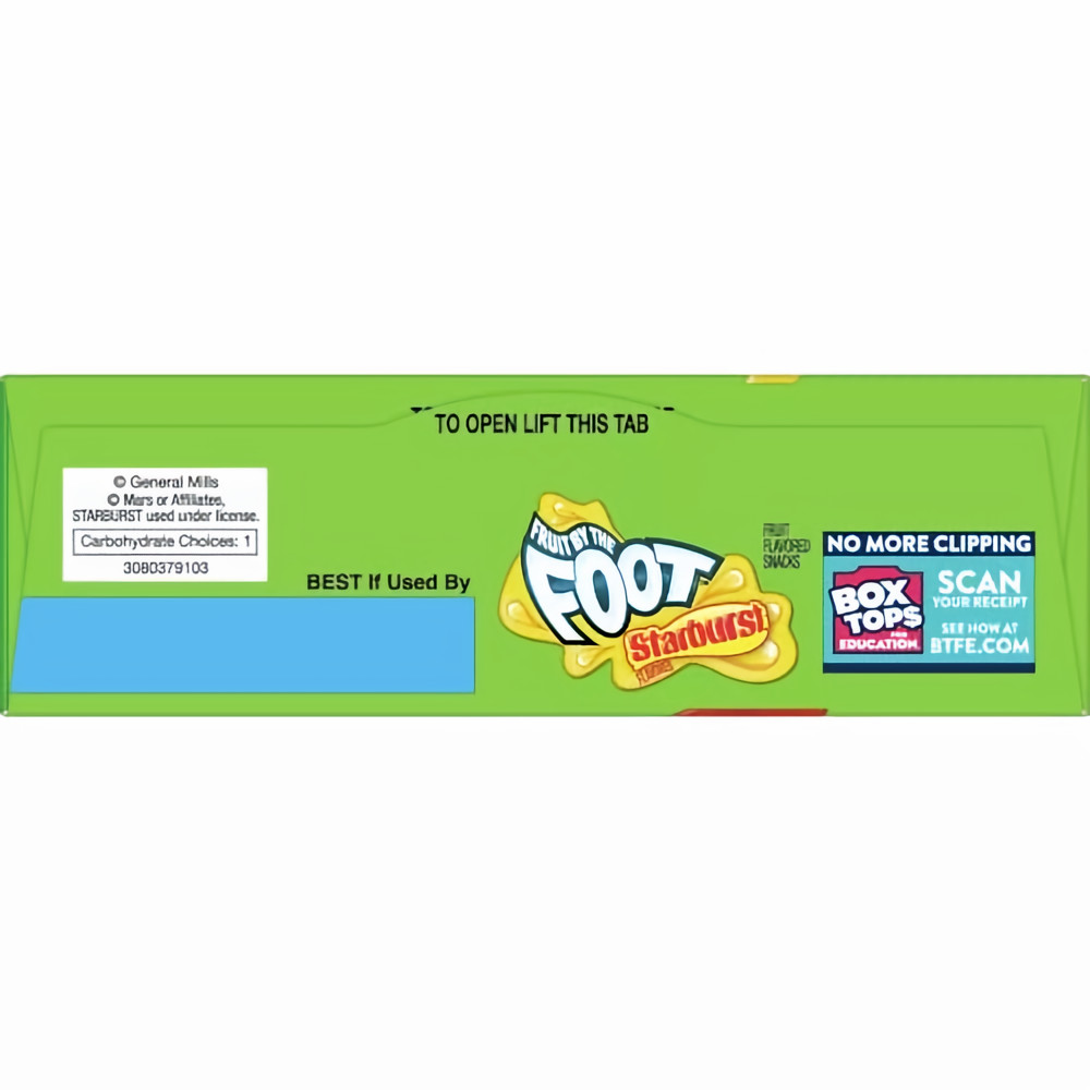 Fruit by the Foot Snacks Starburst Fruit Flavored (Pack of 2)