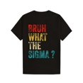 thumbnail image 1 of What Is The Sigma Bruh Humorous Term for Adult Satirical Memes Referencing Cooling Crew T-Shirts Cotton Graphics Soft And Comfortable Crewnecks Suitable for Boys And Girls, 1 of 7