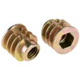 thumbnail image 3 of 50 piezas M4 * 8mm aleación de zinc Hex Drive cabeza muebles tuercas roscadas para madera insertar, 3 of 8
