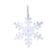 thumbnail image 2 of Adornos navideños, adornos navideños, adornos colgantes de copos de nieve acrílicos navideños, decoración para árbol de Navidad, decoración de copos de nieve de cristal de hielo transparente, pequeño, 2 of 6