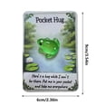thumbnail image 3 of Animal Pocket Hug Gifts, Mini Resin Animal Hug Token, Cute Pocket Hug Turtle Keepsake with Positive Cards, Encouragement Gift for Birthday, Anniversary (Polar Bear), 3 of 3