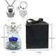 thumbnail image 5 of Preserved Real Rose In Glass Angel Figurines, Handmade Flower Angel Gifts, 5 of 5