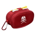 thumbnail image 1 of Golf Ball Tees Waist Pouch Holder Belt Sport Bag Container Zipper - Red, 1 of 8