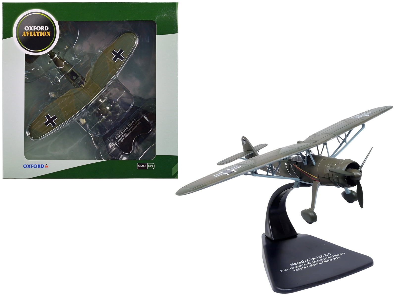 Oxford Diecast Herpa Bristol F2B J7624 A Flight 2 Squadron Metal Model Aircraft Figurine Grigio