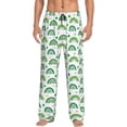 thumbnail image 1 of Fotbe St. Patrick's Day rainbows Pantalones de Pijama para Hombre, Pantalones de Dormir, Pantalones de Casa con Cintura Ajustable y Bolsillos-X-Large, 1 of 6