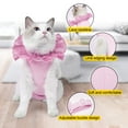 thumbnail image 3 of Traje de esterilización/castración transpirable para gatos, ropa postoperatoria de estilo de encaje para gatos femeninos, anti-añadir heridas, 1 Uds., 3 of 5