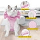 thumbnail image 3 of Traje de esterilización/castración transpirable para gatos, ropa postoperatoria de estilo de encaje para gatos femeninos, anti-añadir heridas, 1 Uds., 3 of 5