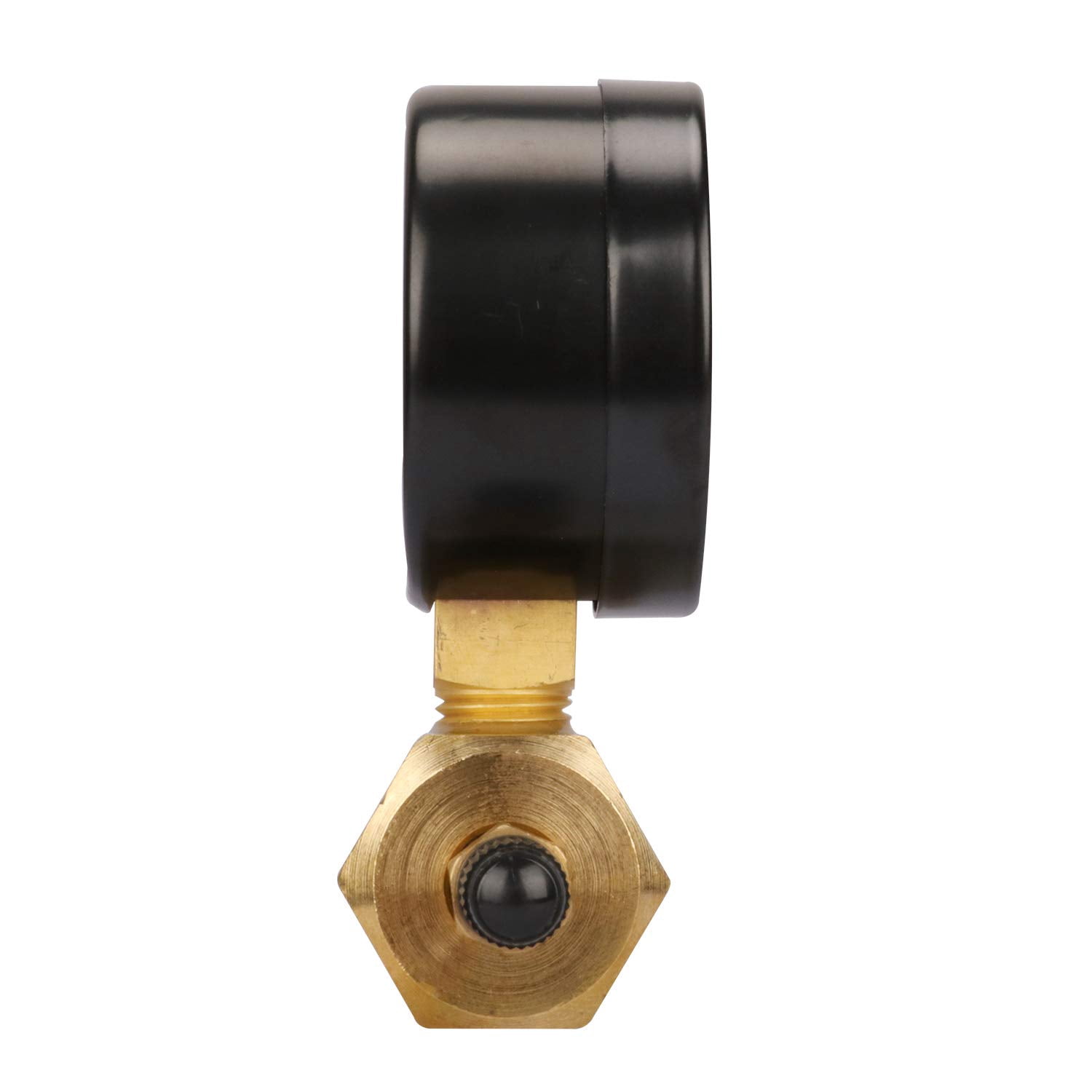 Manometro Gas MEASUREMAN 0-30psi – Attacco 3/4 FNPT – Quadrante 5cm – Ottone Forgiato - 3