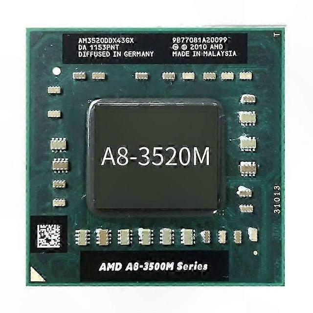 Quad-Core A8-3520M Processor with 4 Threads and FS1r2 Tech for Enhanced Performance
