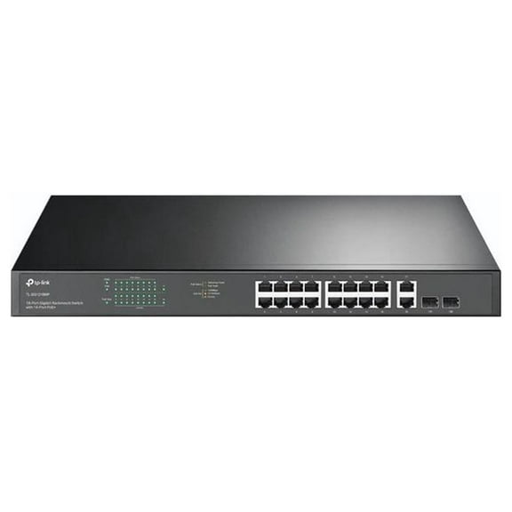 TP-Link TL-SG1218MP - 18-Port Gigabit Rackmount Switch with 16 PoE  - Limited Lifetime Warranty