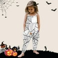 thumbnail image 2 of Combinaison Sans Manches pour Bébé Fille Halloween Tenue Mignonne Décontractée Vêtements de Jeu Confortables Robe d'Été, 2 of 5