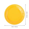 thumbnail image 4 of BESTOYARD 100Pcs Color Paper Plates Disposable Food Safe for Birthday and Wedding, 4 of 5