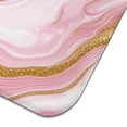thumbnail image 3 of Pink Marble Gold Line Pattern Dish Drying Mat for Kitchen 1 Pack, Ultra Absorbent Microfiber Dishes Drainer Mats,18"x24", 3 of 4