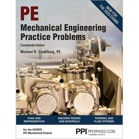 Ppi Mechanical Engineering Practice Problems, 14th Edition (Paperback) - Comprehensive Practice Guide for the Ncees Pe Mechanical Exam