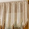 thumbnail image 6 of FeiFu Bohemian Style Tassel Small Curtain Valance Transparent Sheer Curtain for Home Windows Kitchen Bathroom Enhancing Cozy Home Atmosphere​, 6 of 6