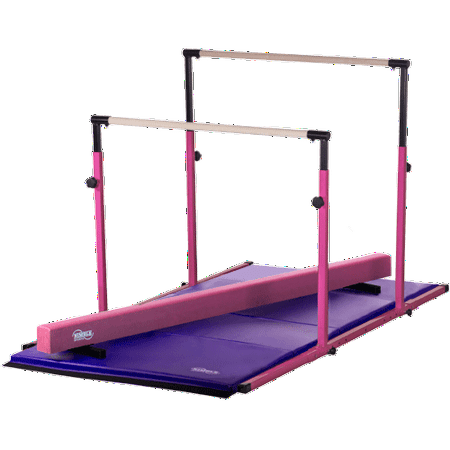Pink 3Play Bars - Uneven Bars - Parallel Bars - Pink Low Balance Beam ...