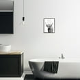thumbnail image 3 of Stupell Industries Cattle Bathroom Splash Animals & Insects Painting Black Framed Art Print Wall Art, 11 x 14, 3 of 9