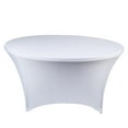 thumbnail image 2 of mantel elástico Mantel Redondo Entallado Y Elástico Para Mesa Para Fiesta Blanco 152x75cm Blanco 152x75cm Magideal mantel elástico, 2 of 7