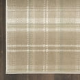 thumbnail image 3 of Nourison Grafix Plaid Taupe 7'10" x 9'10" Area Rug (8x10), 3 of 8