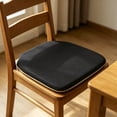 thumbnail image 5 of Leodye 1PCS Summer Flax Linen Horseshoe Chair Cushion, Strap Anti-slip Fixed Design, Soft Seat Pad for Household Dining Chair Daily Use -16.53x15.74in, 5 of 6