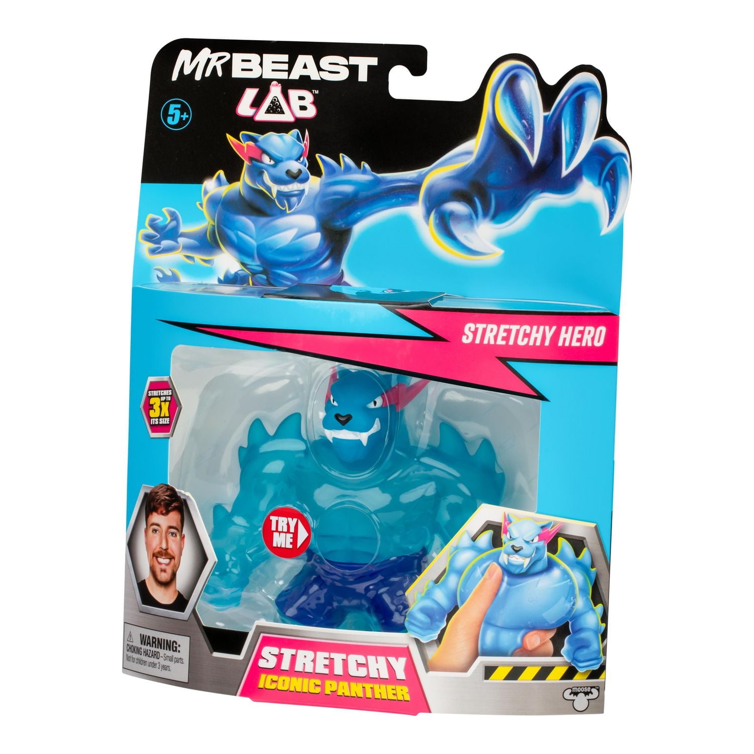 MrBeast Lab Stretchy Figure by Heroes of Goo Jit Zu, Squishy