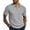 Light Gray, variant on Men's Casual Short Sleeve Cable Knit Polo Shirts Turn Down Collar Textured Breathable Lightweight Summer Tops,Black,S