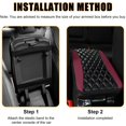 thumbnail image 4 of Yazoeia Car Center Console Cushion Pad, Universal 12.60''×7.24''Leather Waterproof Auto Armrest Seat Storage Box Cover Protector, Interior Decor and Protection Accessories for Most Car CJC912-115731, 4 of 5