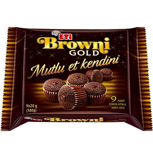 Eti Brownie Gold Mini Chocolate with Chocolate Sauce 6.35oz Walmart