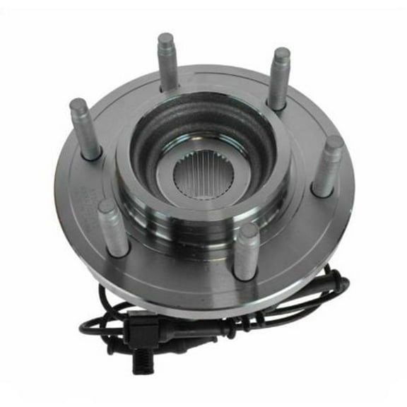 DAMAIJOY Wheel Hub and Bearing Assembly Front Left Driver Right Passenger Side with ABS Sensor for Hummer for H3 3.7L 2007-2010 & 5.3L 2008-2010 for H3T 3.7L/5.3L 2009-2010 15834245 BHA54103