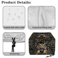 thumbnail image 7 of Xixirimido Tiger Forest Camo Print Toaster Cover Coated Sliver Polyester Cover Toaster Appliance Dust-proof Cover For Kitchen Appliance with Drawstring Kitchen Accessories, 2 Slice, 7 of 7