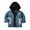 Black, variant on Mercatoo Kids Hooded Denim Jacket Boys Girls Basic Jean Coat Zipper up Coat Outerwear Spring Long Sleeve Jacket Tops