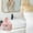 96#Pink, variant on Large Capacity Transparent Cosmetic Bag, PVC Makeup Travel Organizer, Waterproof Toiletry Storage Bag with Zipper Handle, Portable Wash Bag for Travel, Beach, Camping, Home Use