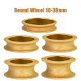 thumbnail image 3 of 10mm Thick Gold Brazed Diamond Angle Grinder Stone Grinding Wheel Used for Angle Grinder Grinding Wheel Tool., 3 of 7
