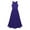 Purple, variant on Jizyo Kids Girls Sleeveless Cutout Back Bridesmaid Dress Wedding Evening Party Prom Maxi Gown Halter Lace Chiffon Mint Green 6