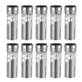 thumbnail image 1 of Unique Bargains 3 Inch Tall E14 Iron Candle Shape Socket Covers for Chandelier Silver 10 Count, 1 of 6
