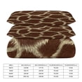 thumbnail image 2 of 3 Pcs Soft Bedding Set, Includes 1 Duvet Cover with Zipper And 2 Pillow Shams,Giraffe Skin Print King(102"×90"), 2 of 8
