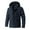 Dark Blue, variant on Ahdbta Parka Jackets for Men Casual Long Sleeve Button Zipper Winter Jackets Windproof Padded Hooded Outwears with Pockets