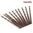 thumbnail image 4 of 10Pcs Drill Bit Set High Speed Steel Straight Shank Hand Drill Bits 3.5Mm, 4 of 4