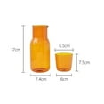 thumbnail image 6 of 17.6oz Mini Glass Carafes with Lids,Beverage Pitcher,For Water,Wine,Milk,Juice, 6 of 6