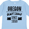 thumbnail image 4 of Inktastic Oregon Awesome Since 1859 Boys or Girls Long Sleeve Toddler T-Shirt, 4 of 5