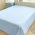 thumbnail image 6 of Qonioi 4-Piece Bedding Set, Washed Polyester Bed Sheet with Pillowcases, Fresh Color Bed Set, 6 of 6