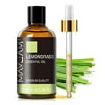 thumbnail image 2 of MAYJAM Lemongrass Essential Oil 100% Natural Lemongrass Oil for Hair Care, Home Diffusers, Skin, Aromatherapy, Massage and Humidifiers, 3.38 Fl Oz, 2 of 8
