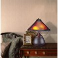 thumbnail image 3 of Cal Lighting Lampe de Table en Métal et Mica 14.75 Pouces en Brun Rouille, 3 of 3