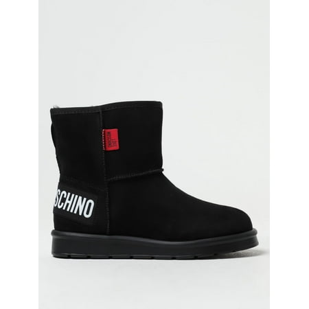 

Love Moschino Flat Ankle Boots Woman Black Woman