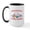 White/Black Inside, variant on CafePress - Snoopy Flowers Large Mug - 15 oz Ceramic Large White Novelty Mug