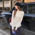 thumbnail image 4 of Wbxfbo Sweet Storm Point Long-Sleeved Ruffled Hem Base Shirt, Slimming Effect, 4 of 8