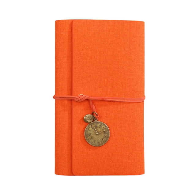 SIYTUAU Loose Leaf Bound Notebook With Elastic Closure Vintage Style For Students Journaling And Souvenir Note Taking