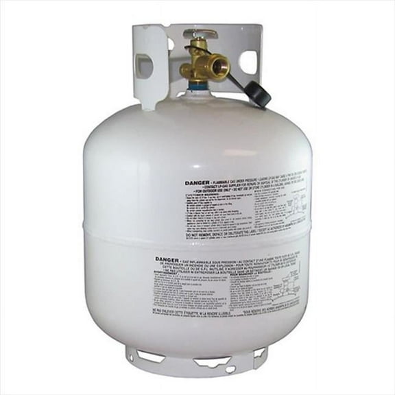 MANCHESTER 10577 Propane Tank 20 Pound Capacity Gray Steel
