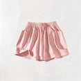 thumbnail image 2 of Asxite Plus Size Womens Pajamas Pants Elastic Waist Solid Pocket Casual Short Sleepwear, 2 of 5